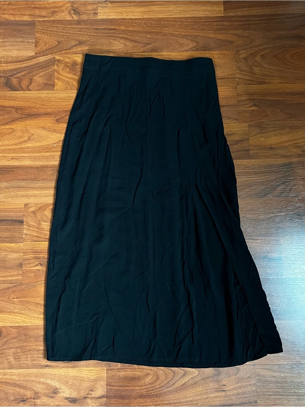 Kendall & Kylie Black Maxi Skirt Slim Silhouette With Slit
